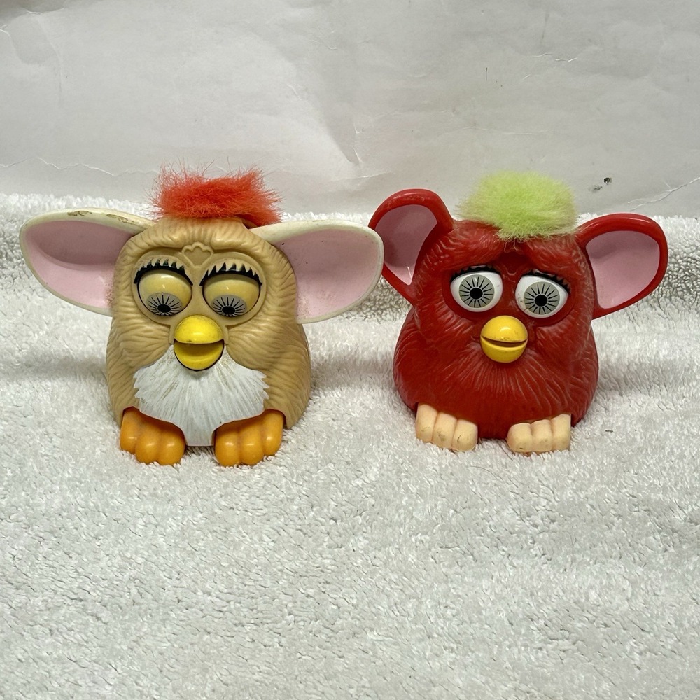 Vintage McDonald's Furbys Lot Of 2 1998 Toys (SH6)